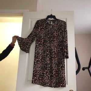 Leopard print dress